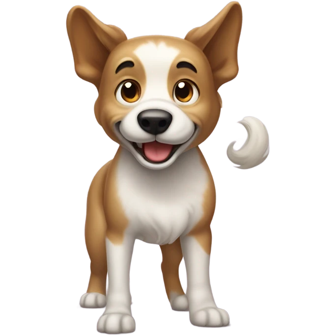Dog barking emoji