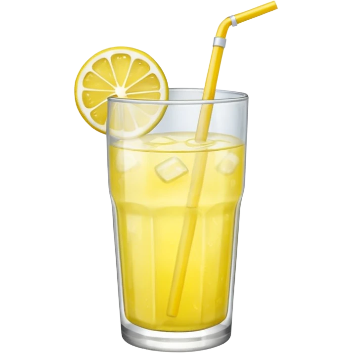 basic lemonade in tumbler emoji