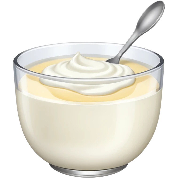 yogurt with a spoon emoji
