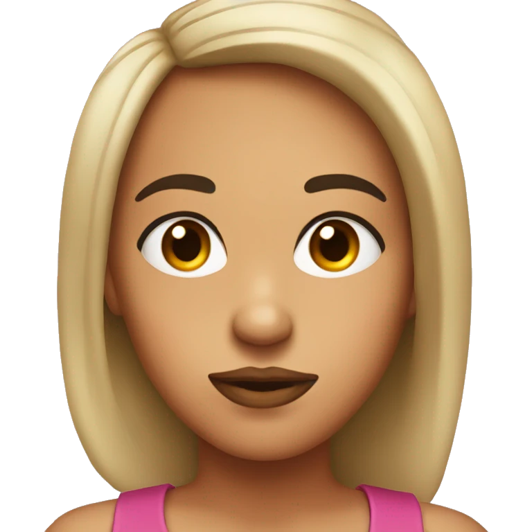 raising one eyebrow with lip pout emoji