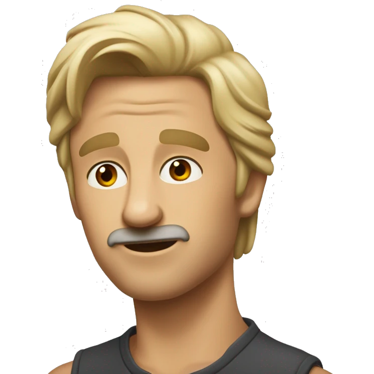 мальчик с короткой стрижкой с большими глазами и с очками  emoji