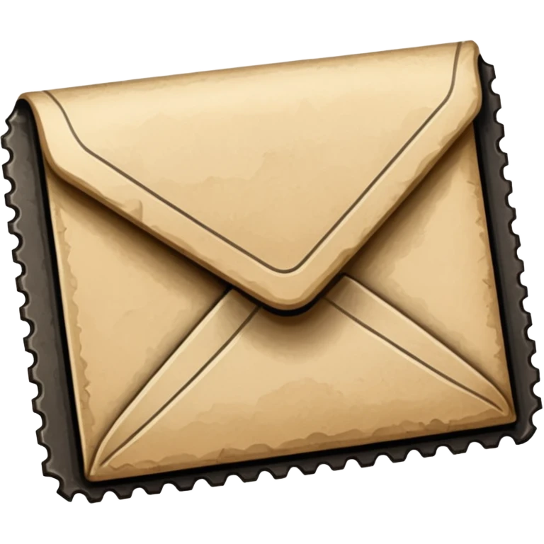 Mail note stamp emoji
