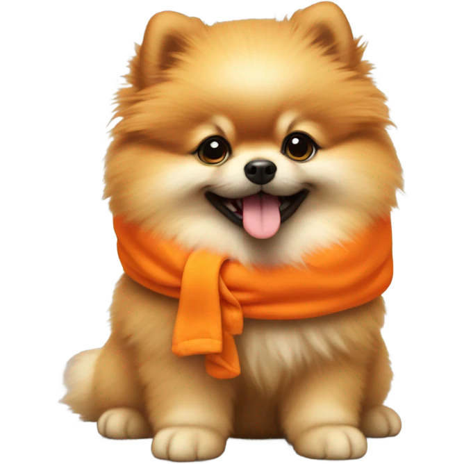 Pomeranian puppy emoji