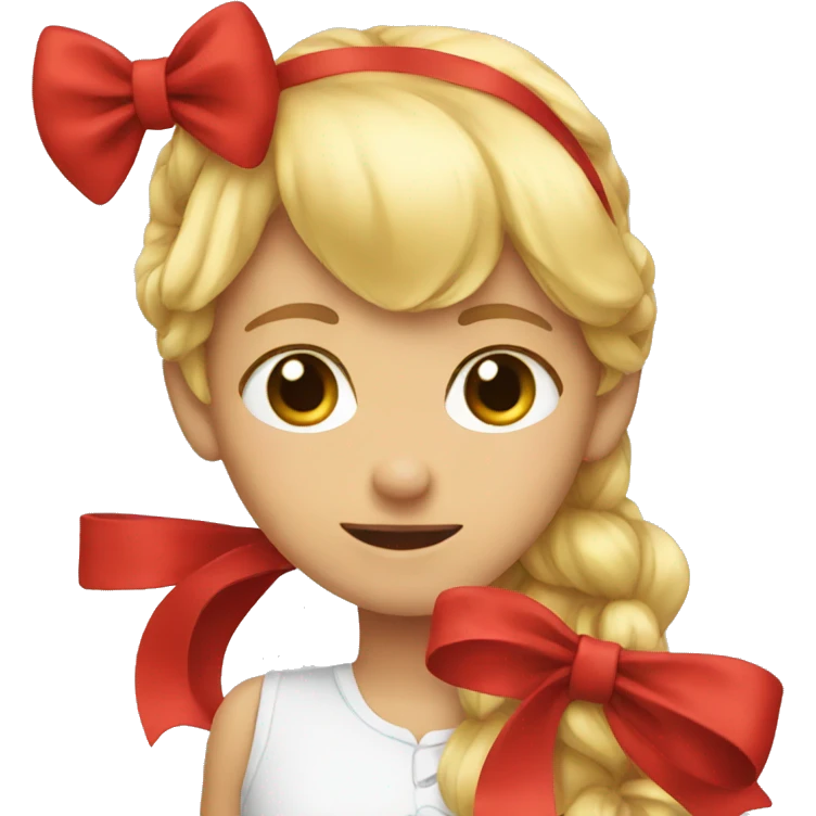 Red bow emoji