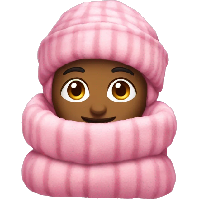 pink cozy christmas emoji