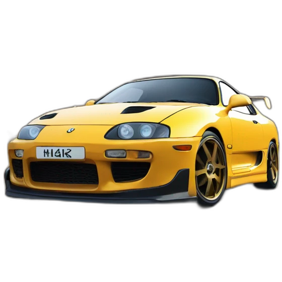 Halaand in a supra mk4 emoji