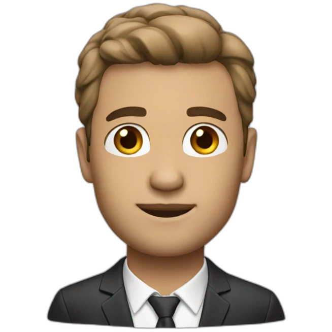 professional male memoji emoji
