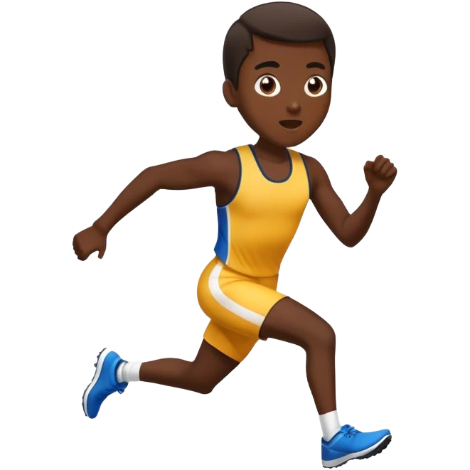 Track runner farting  emoji