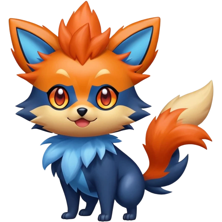 Shiny Zorua (full body) emoji