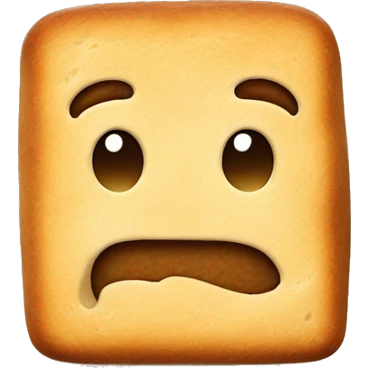 square head man bread emoji