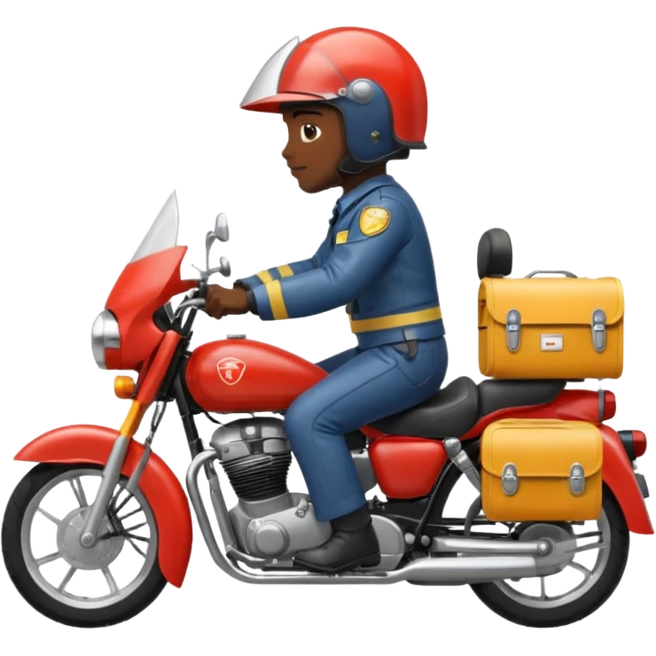  سوار بر موتور پستچی emoji