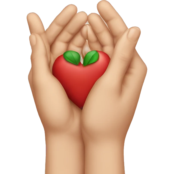 hands making heart emoji
