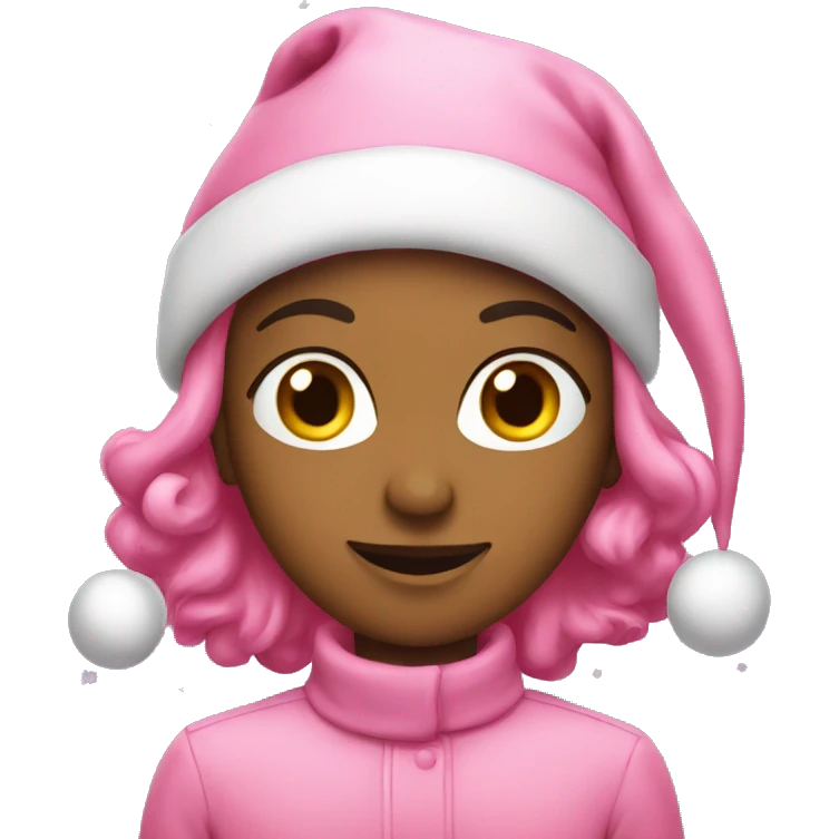 Pink Christmas  emoji