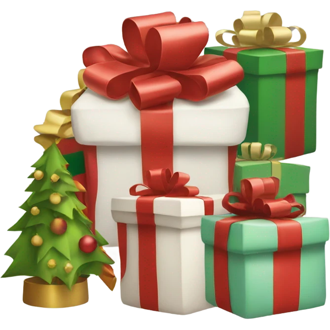 Christmas presents emoji