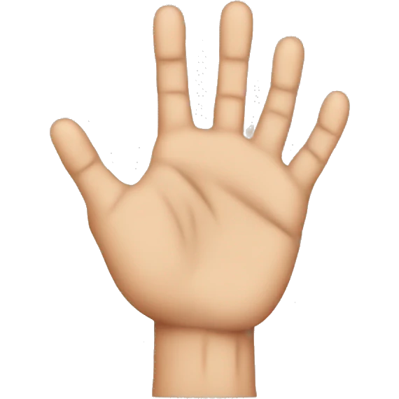 HAND WITH SCARS emoji