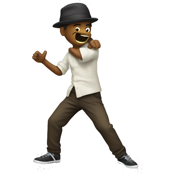 Haciendo el dab  emoji