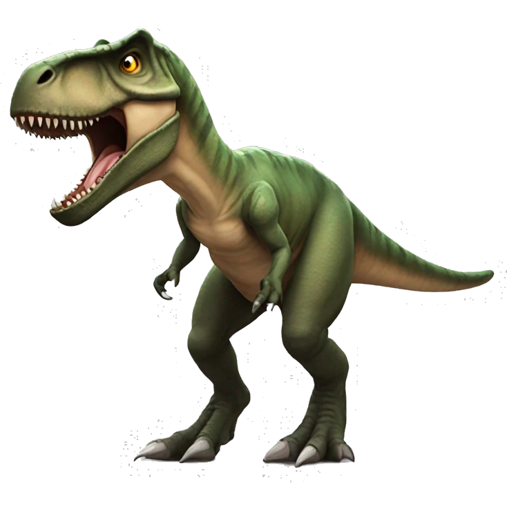 A t-rex  emoji