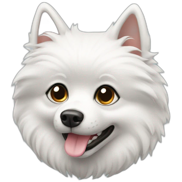 spitz-branco emoji