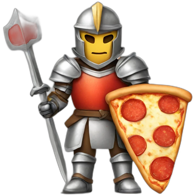 Pizza knight emoji