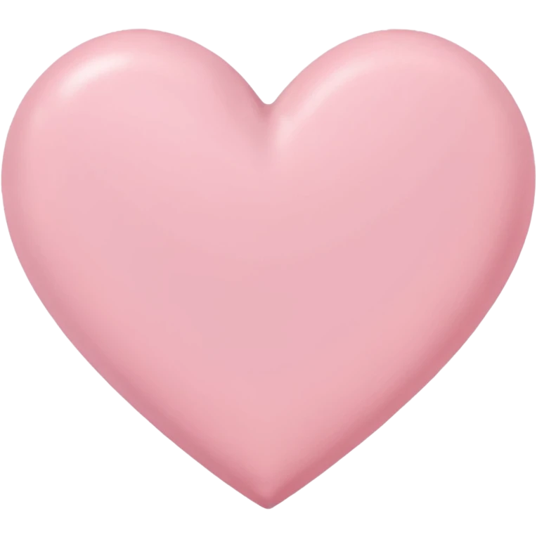 Cœur pastel rose emoji