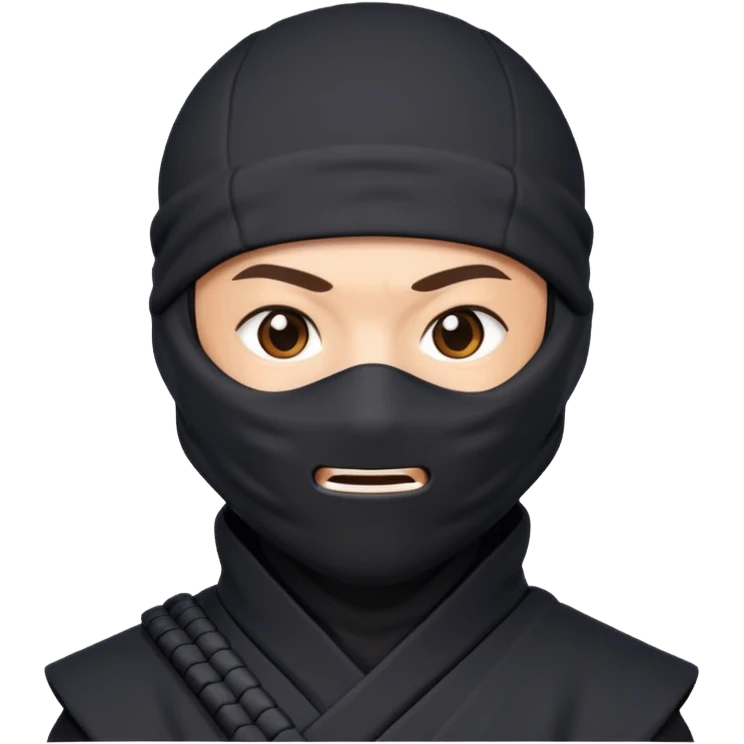 🥷🏻 background White  emoji