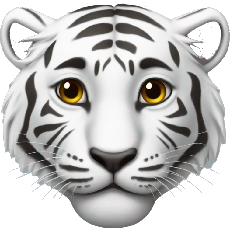 White tiger emoji