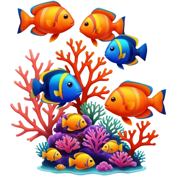 Tropical reef emoji