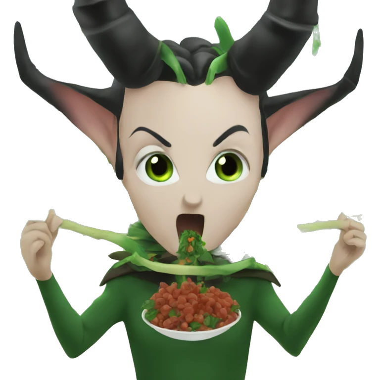Hela eating  emoji