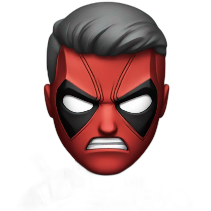 Angry deadpool emoji