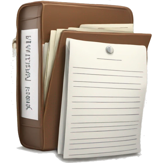 case with documents emoji