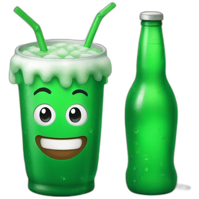 Green sodacan emoji