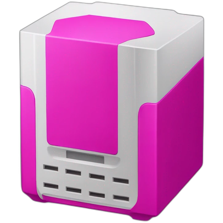 UN ROUTER COLOR FUCSIA emoji