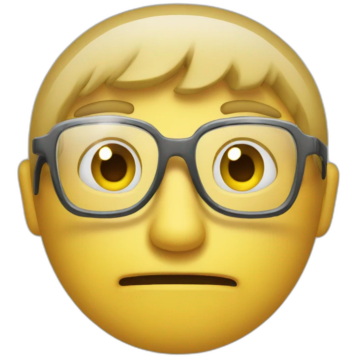 broken glasses emoji