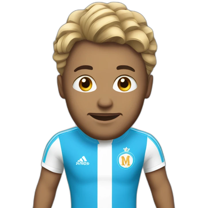 Olympique de Marseille supporter emoji