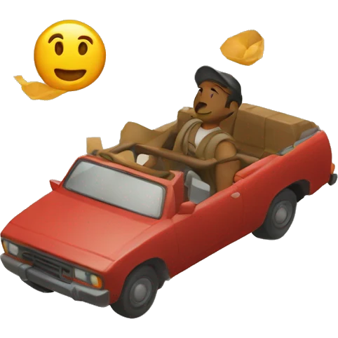 Ladrón escapando  emoji