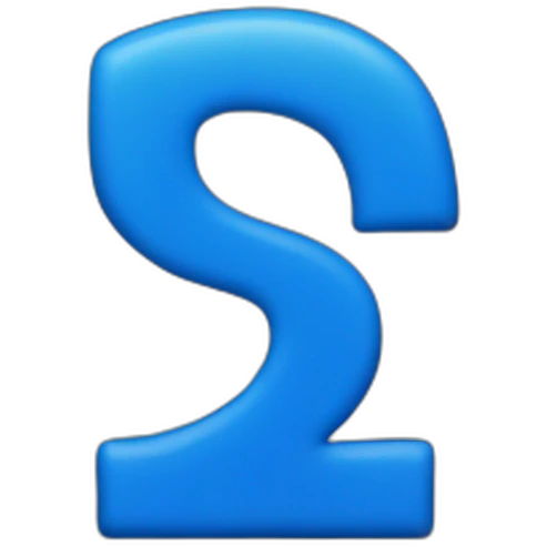 blue equal sign emoji