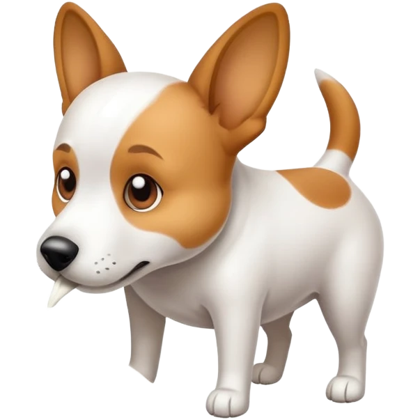 dog sniffing coke emoji