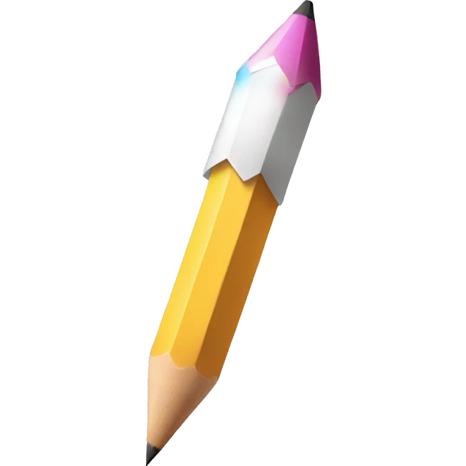 Licorne exam test pencil emoji