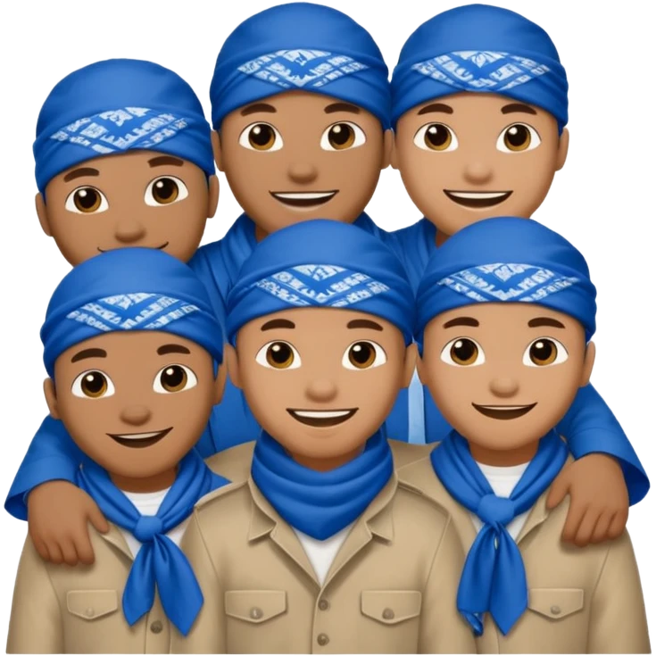 gangster crips emoji
