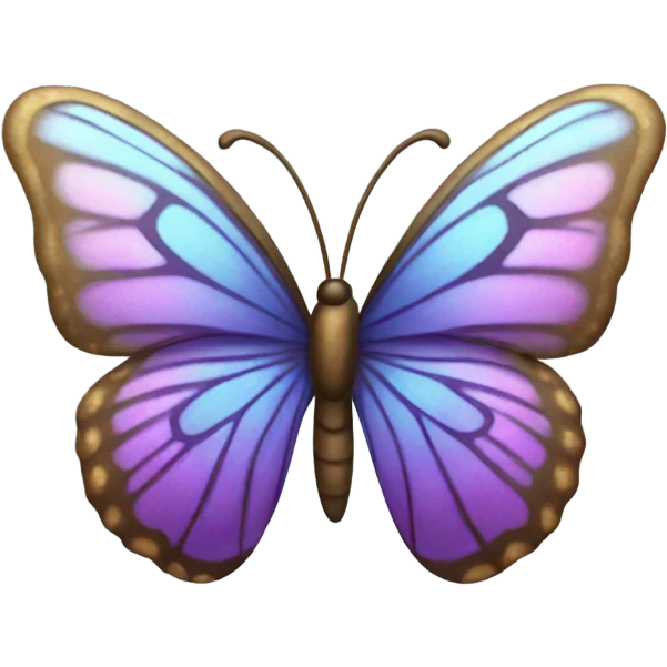 Butterfly with shimmer emoji