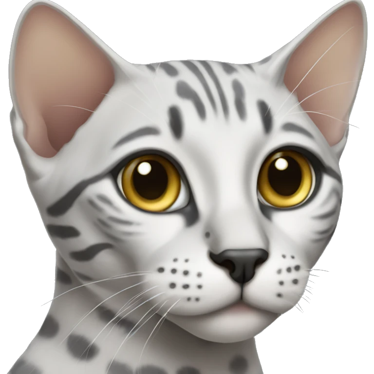 Egyptian mau cat emoji