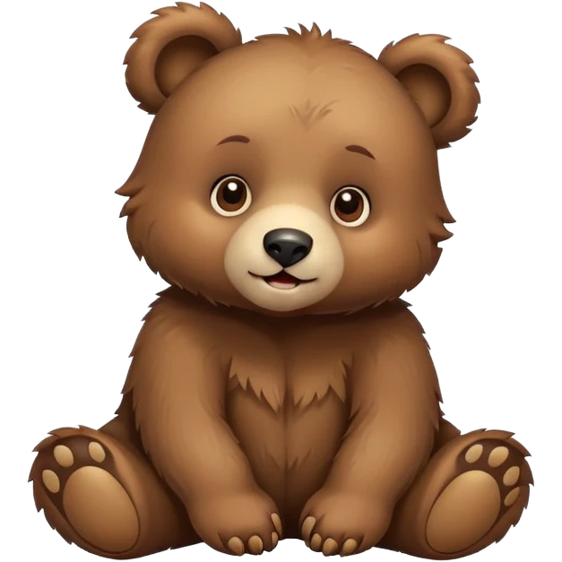 Bear cub emoji
