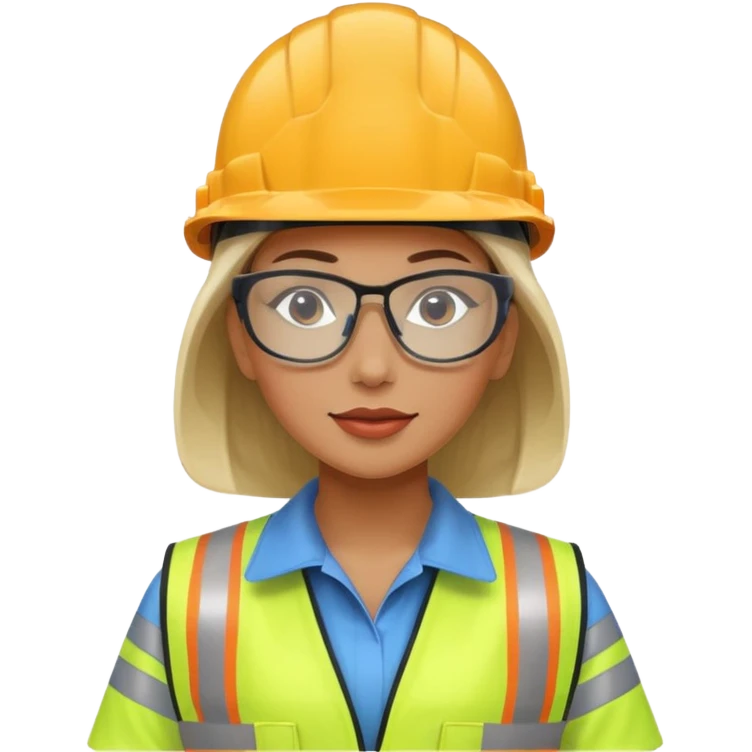 Occupational safety and health или labor protection woman emoji