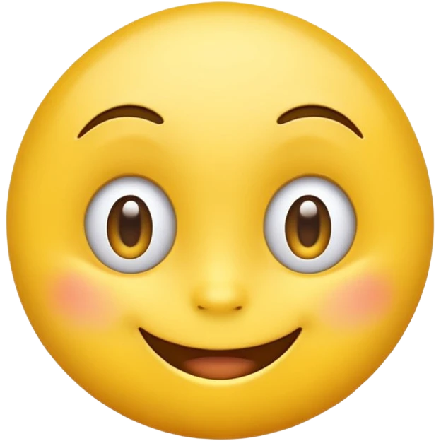 “Create a high-quality, bright yellow emoji with expressive, playful eyes and a big, cheerful smile. It should look cute, funny, and instantly relatable, like the classic 😂 emoji, with smooth shading, a clean design, and a friendly, cartoon style.” emoji