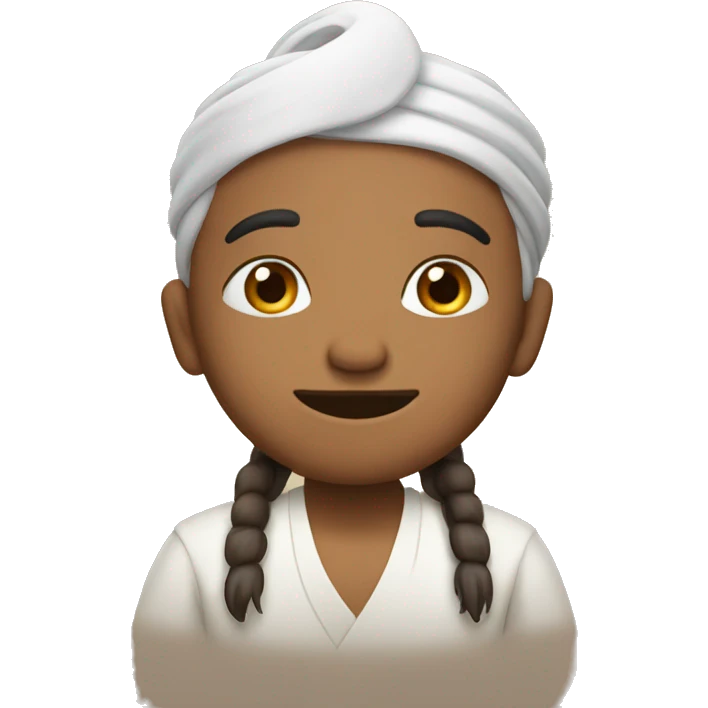 Indian saying namaste emoji
