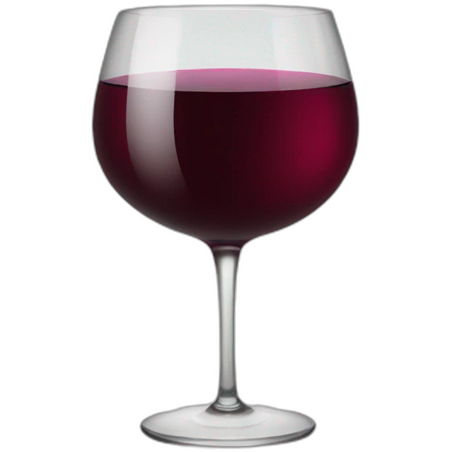 Verre de vin emoji