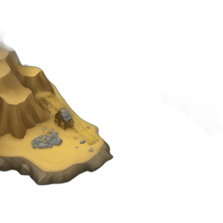 mining gold river emoji