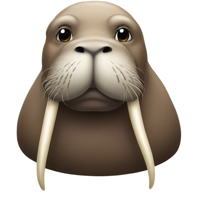 Friendly walrus emoji