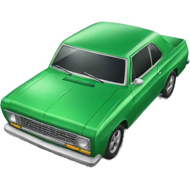Auto verde emoji