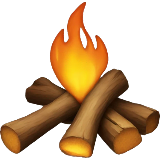 Campfire emoji  emoji
